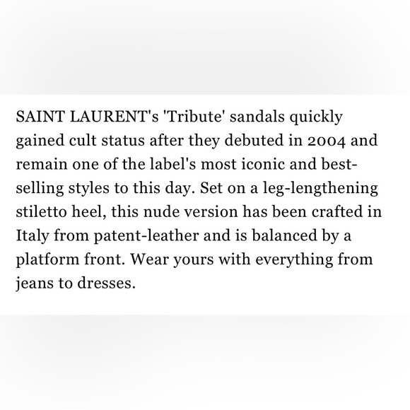 Saint Laurent Tribute woven sandals - Picture 2 of 7